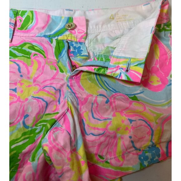 Lilly Pulitzer Womens The Callahan Neon Multicolor Short, Size 4 - Picture 5 of 10